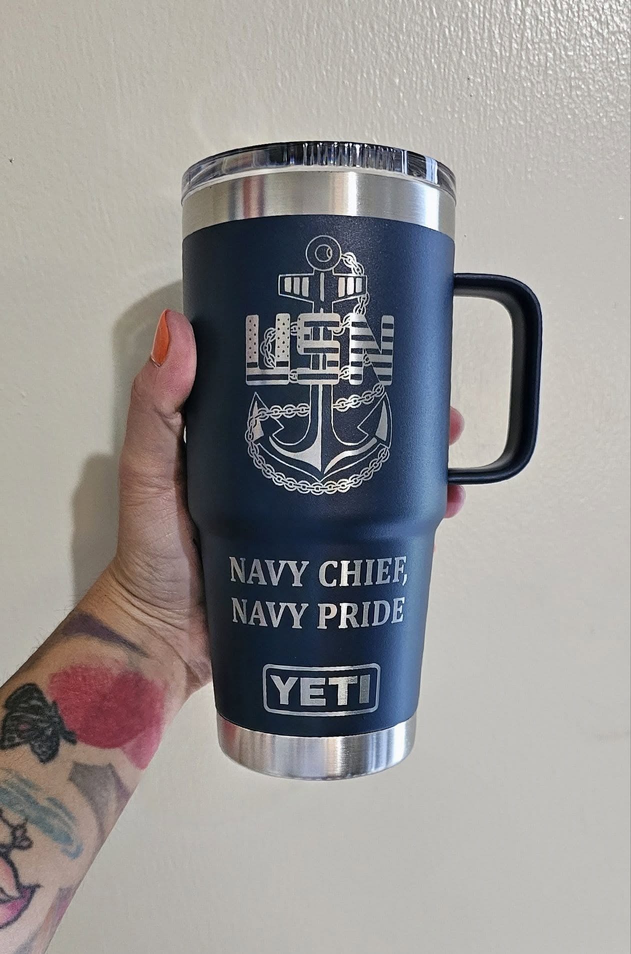 Custom Tumbler engraving
