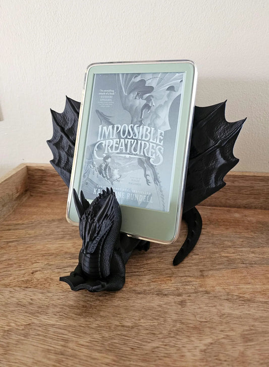 Dragon kindle stand