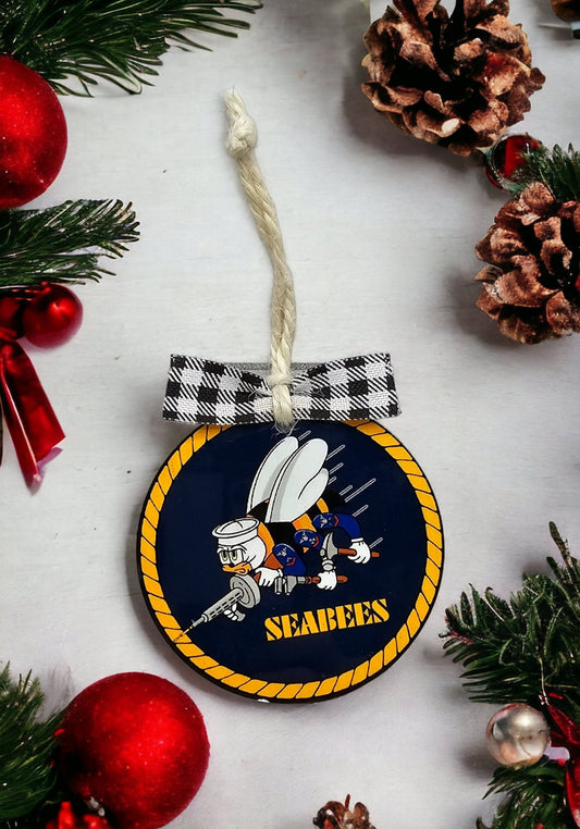 Navy Seabees Ornament