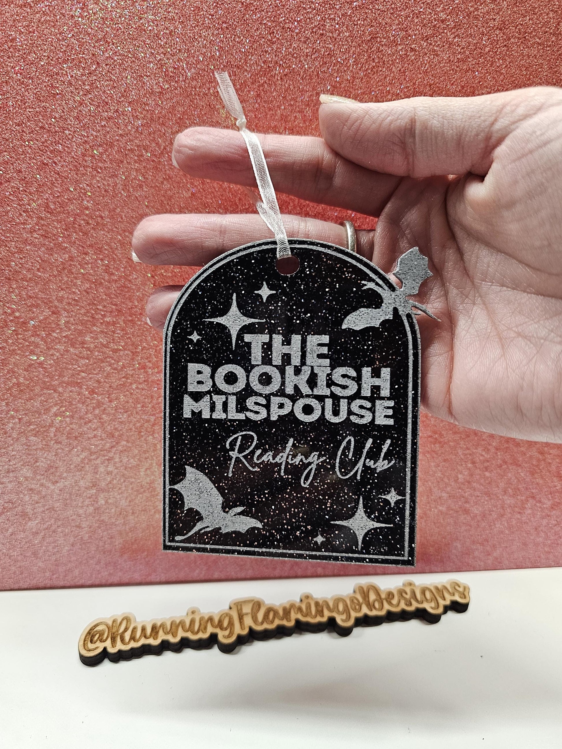 The Bookish Milspouse 2024 Ornament