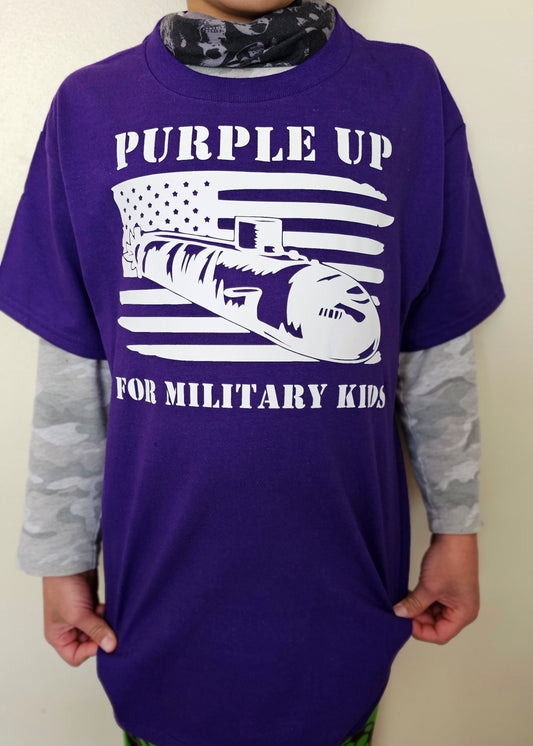 Purple Up Day Kids Tee