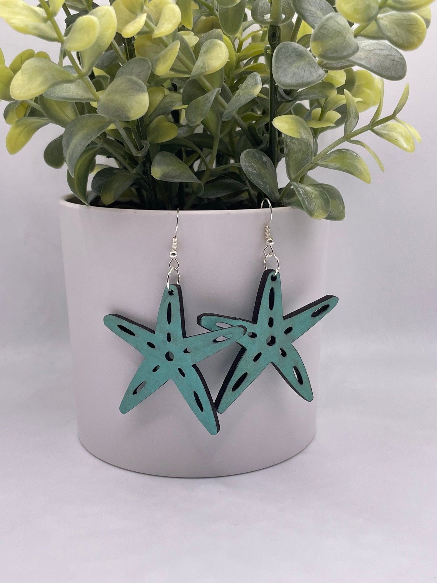 Sea Life Earrings, sea life, fun earrings, dangle earrings, starfish, Turtle, honu