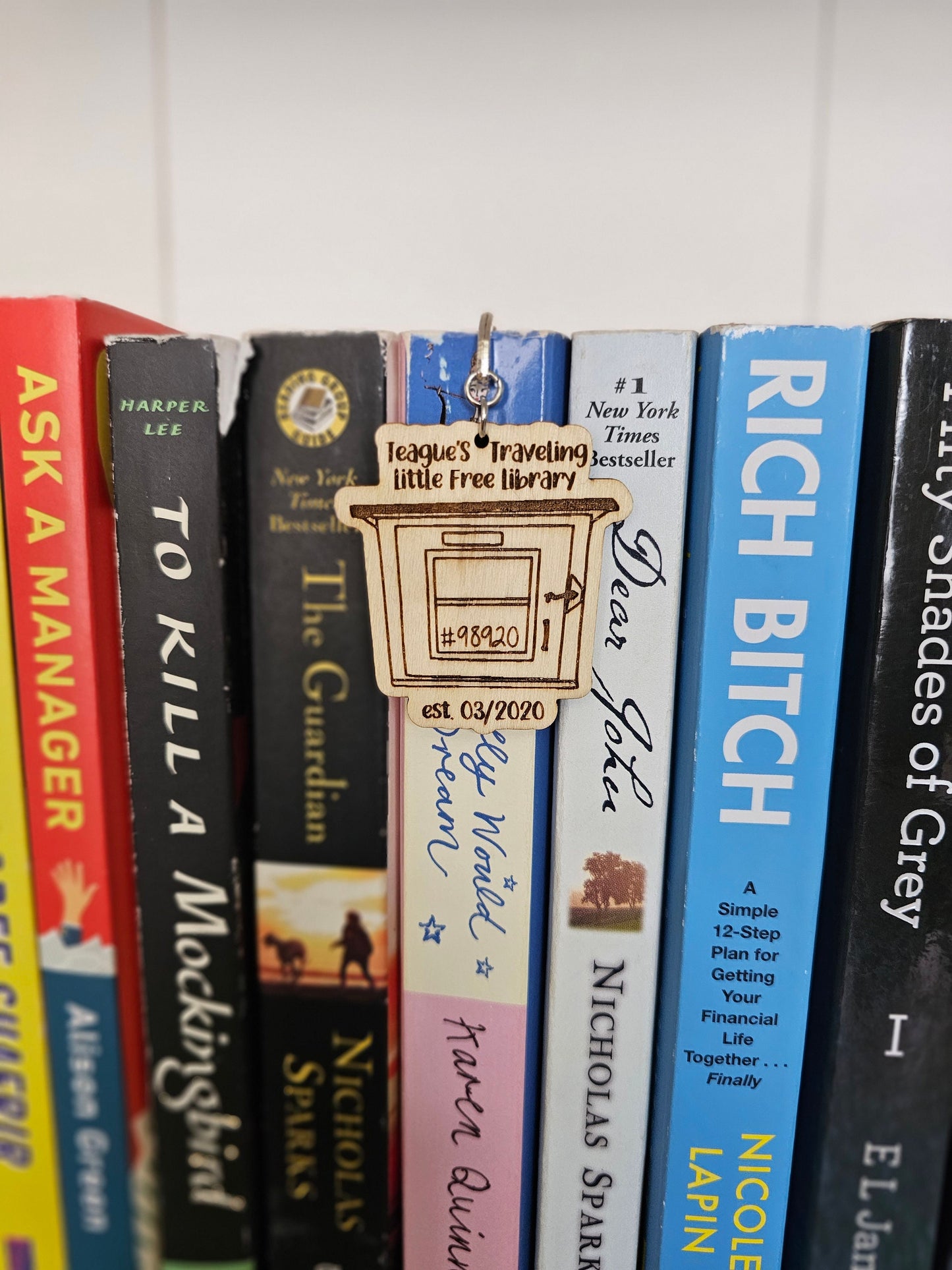 Little library steward, lfl gift, Metal bookmark, bookish gifts, gifts for readers, booktok, gifts for her, bookmark, charm bookmark